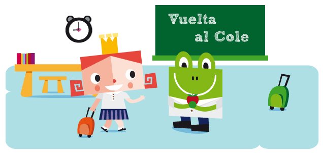 Descargable Colorea la vuelta al cole