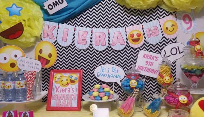 Fiestas infantiles temáticas emojis Fiestas infantiles temáticas emojis