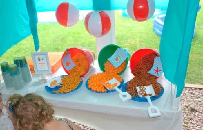 Fiesta playera en casa