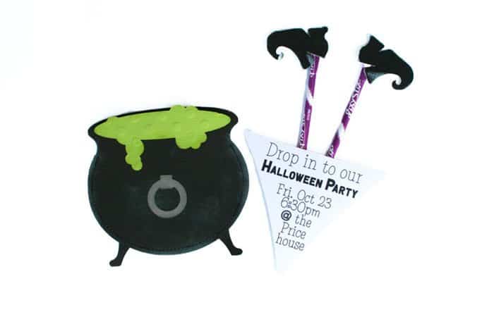 invitaciones Halloween bruja invitaciones Halloween bruja
