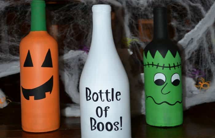 manualidades de Halloween botellas manualidades de Halloween botellas