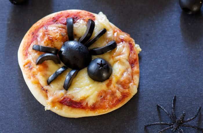 minipizzas-araña minipizzas araña