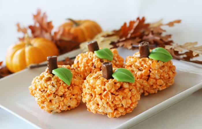 Bolas de palomitas para Halloween
