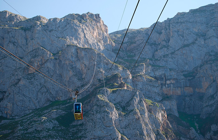 Teleférico de Fuente Dé en Cantabria