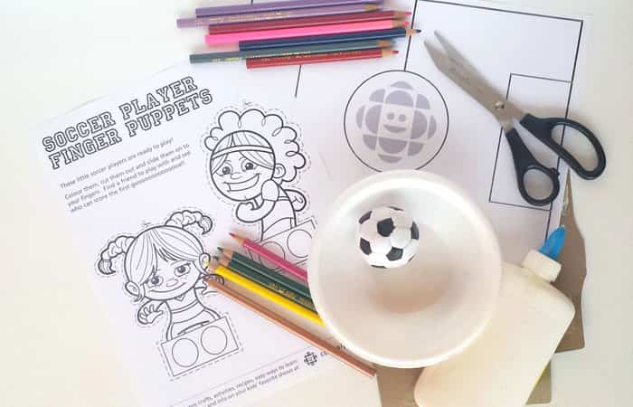 futbol-dedos-materiales fútbol con los dedos