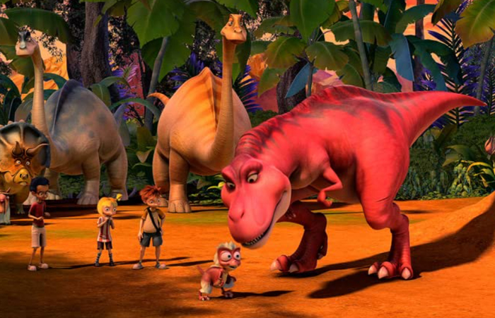 fotograma peli dino time dino time