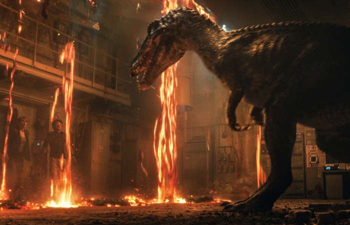 fotograma peli jurassic world II películas dinosaurios: jurassic world II