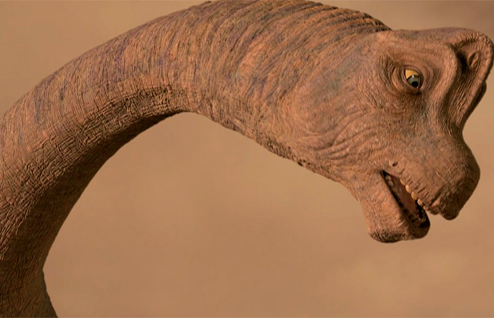 fotograma peli dinosaurio Dinosaurio, película
