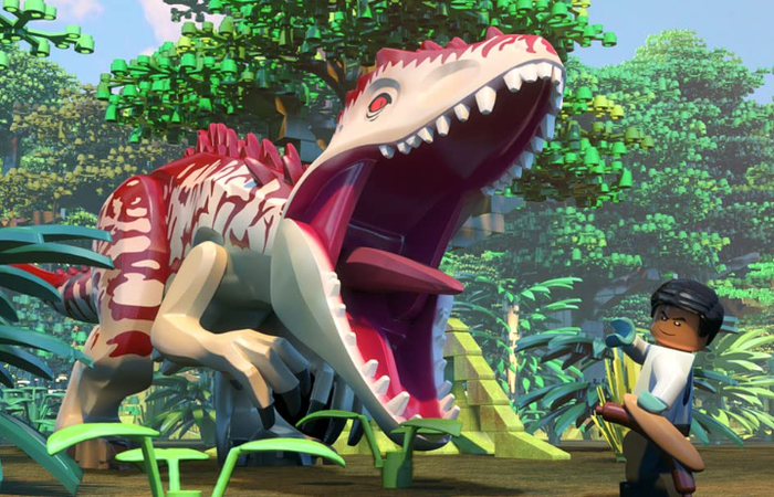 fotograma peli lego jurassic world the indominus escape lego jurassic world