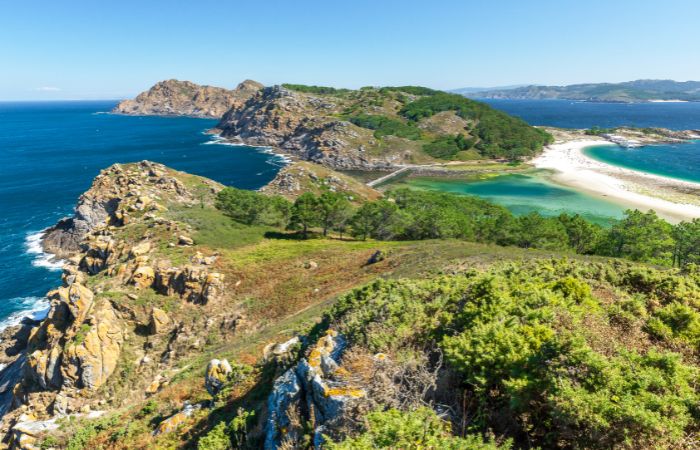 paisaje de las Islas Atlánticas de Galicia Parque Nacional de las Islas Atlánticas de Galicia