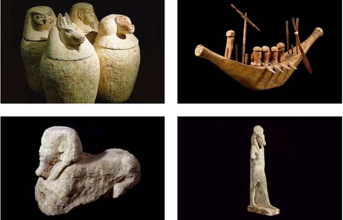 Objetos de exposición en el Museo Egipcio de Barcelona Salidas escolares por Barcelona: Museo Egipcio de Barcelona