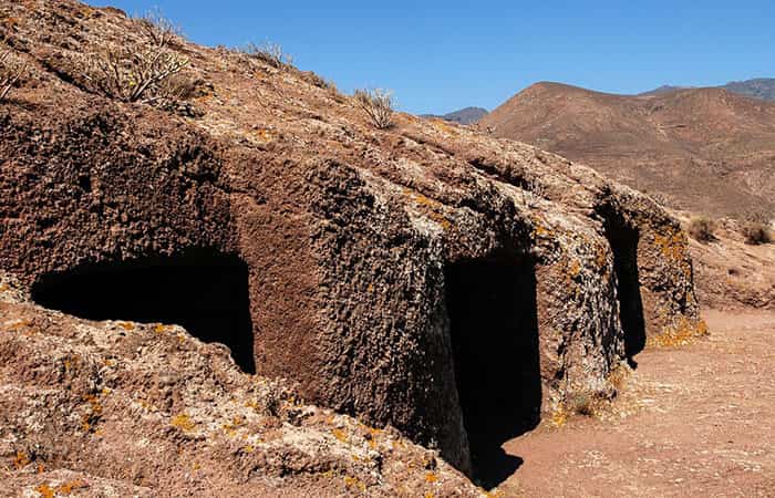 Yacimiento de las Cuatro Puertas en Telde, Gran Canaria