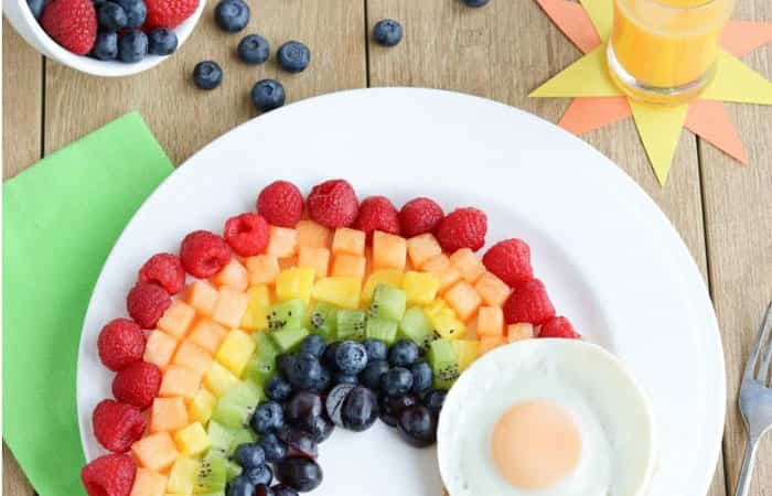 macedonia-arcoiris Macedonias de frutas: Arcoíris