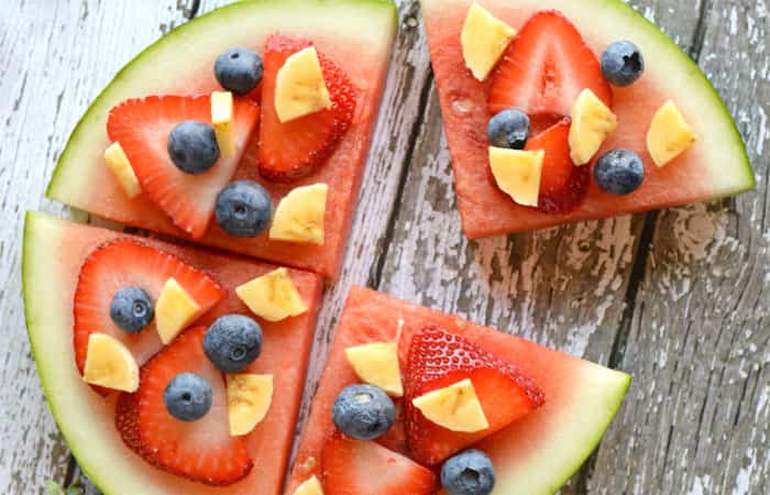 macedonia-pizza Macedonia de frutas: Pizza con frutas
