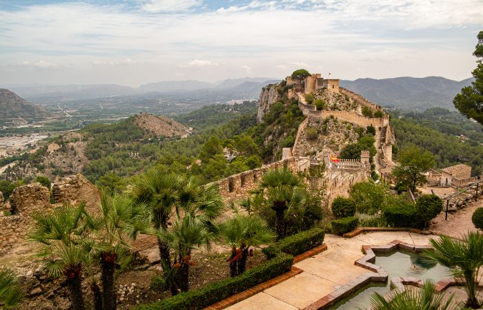 Castillo de Xàtiva en Valencia