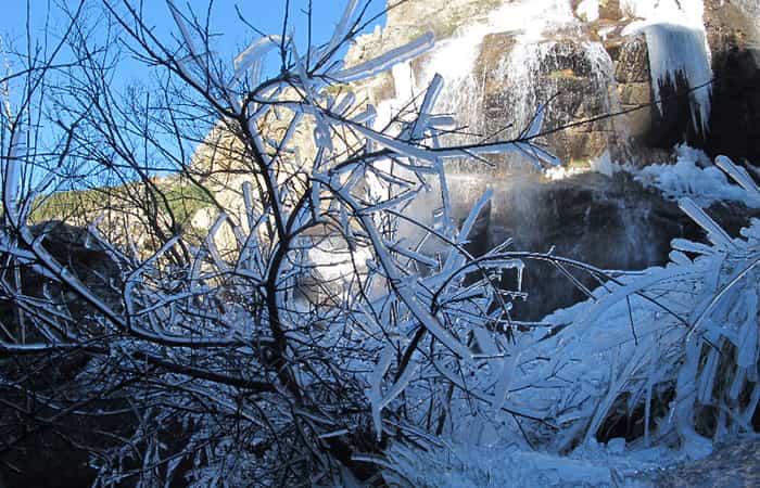 Cascada de El Chorraero en Paterna del Madera, Albacete