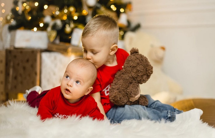 Llegada de un nuevo bebé niños