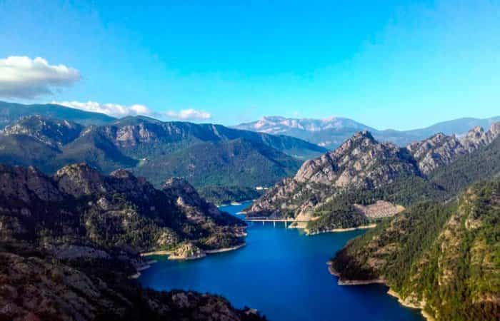 Embalse de la Llosa del Cavall en San Lorenzo de Morunys, Lleida