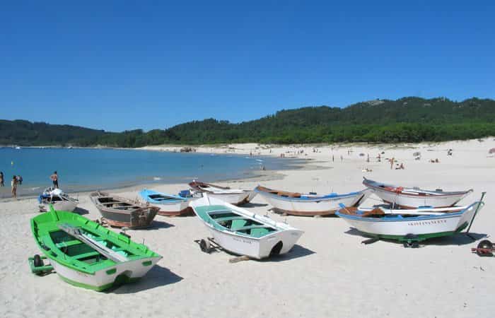 Playa de Nerga en Cangas de Morrazo, Pontevedra