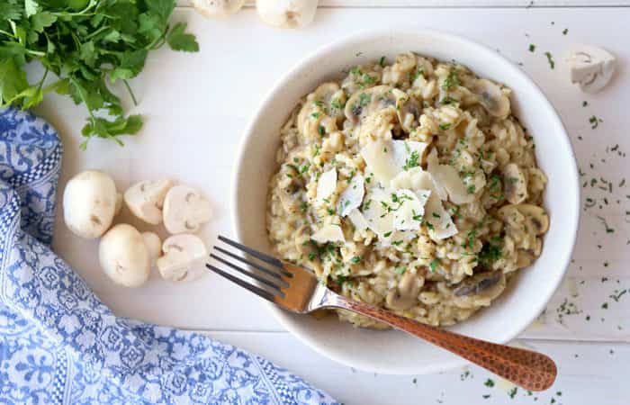 risotto-con-champiñones Invitado celíaco: Risotto con champiñones