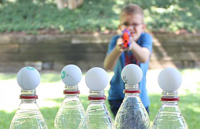Juego de disparos con agua Juego de disparos con agua