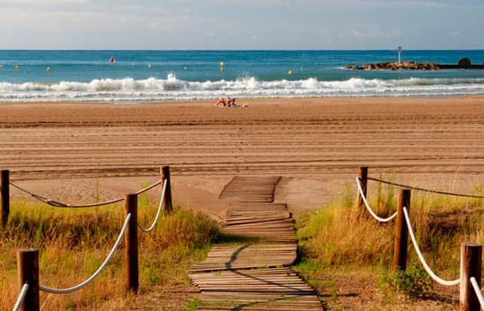 Playa de Cunit en Tarragona