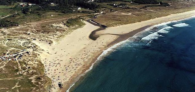 Playa A Fragata en Ferrol, A Coruña