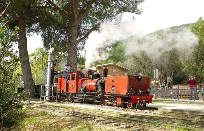 Parque del Castell de l’Oreneta en Barcelona