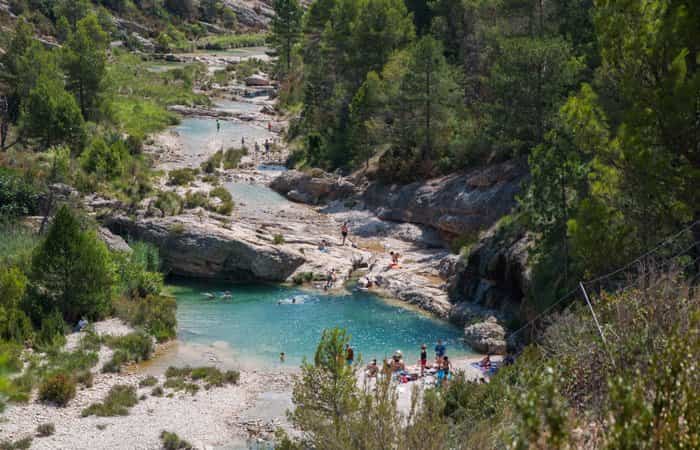 Pozas de La Pesquera en Beceite, Teruel