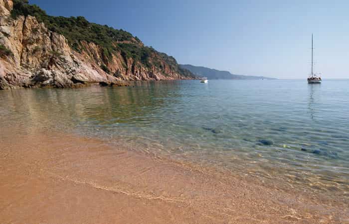 Cala Futadera en Tossa de Mar, Girona