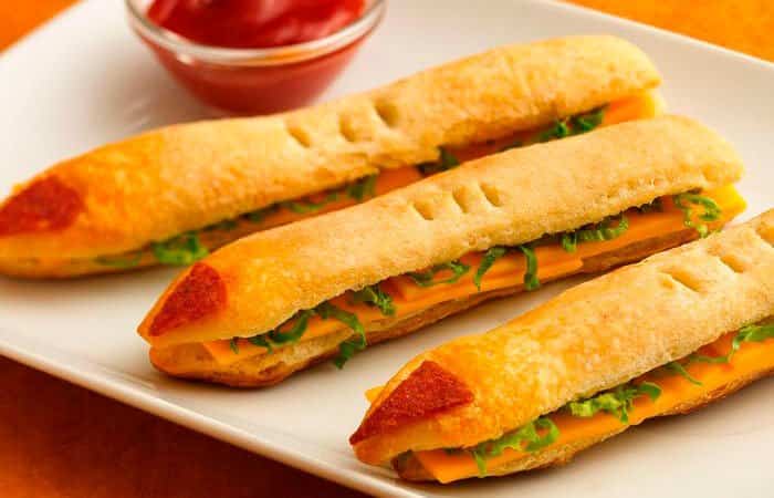 Bocadillo dedo de bruja Bocadillo dedo de bruja