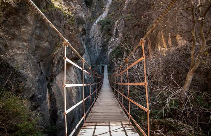 Ruta por Los Cahorros de Monachil en Granada