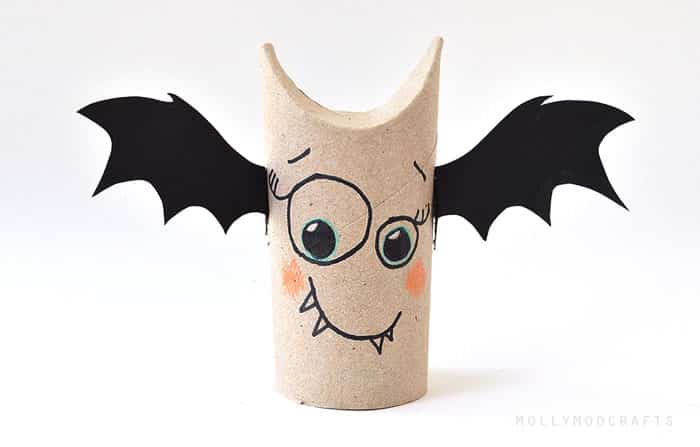 murcielago-tubo-papel manualidades fáciles