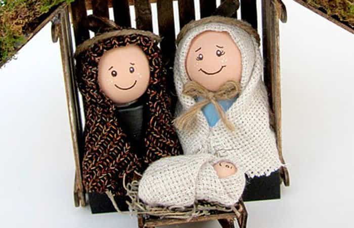 manualidades navideñas para niños belén Manualidades navideñas para niños