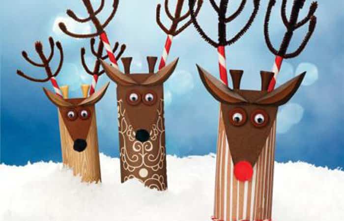 manualidades navideñas para niños renos manualidades navideñas para niños