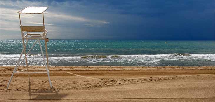Ruta azul en Castelldefels