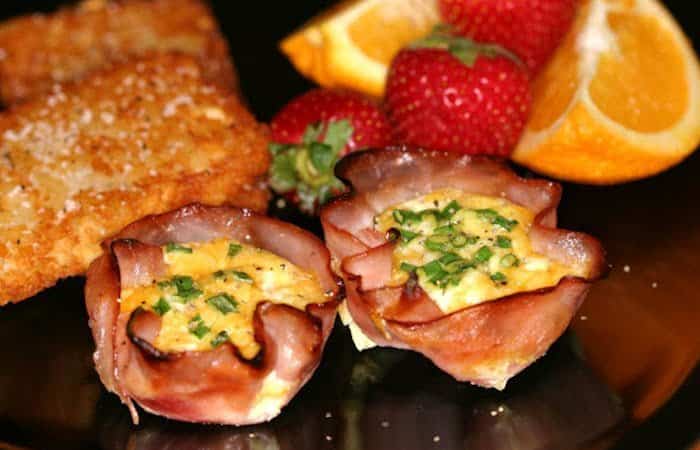 Copas de jamón y queso, desayunos deliciosos para regalar Copas de jamón y queso