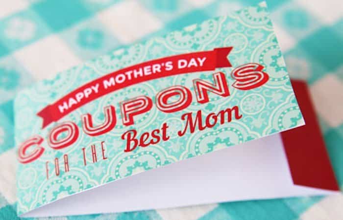 Cupones Manualidades para el Día de la Madre