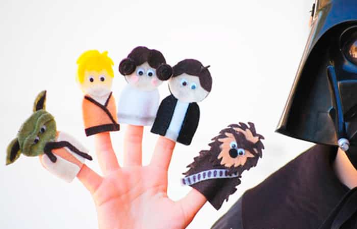 Manualidades-star-wars-marionetas-de-dedos Manualidades star wars, marionetas de dedos