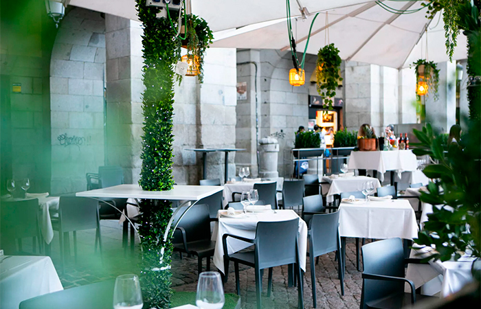 arrabal, en Madrid Terrazas para tapear: Restaurante Arrabal, Madrid