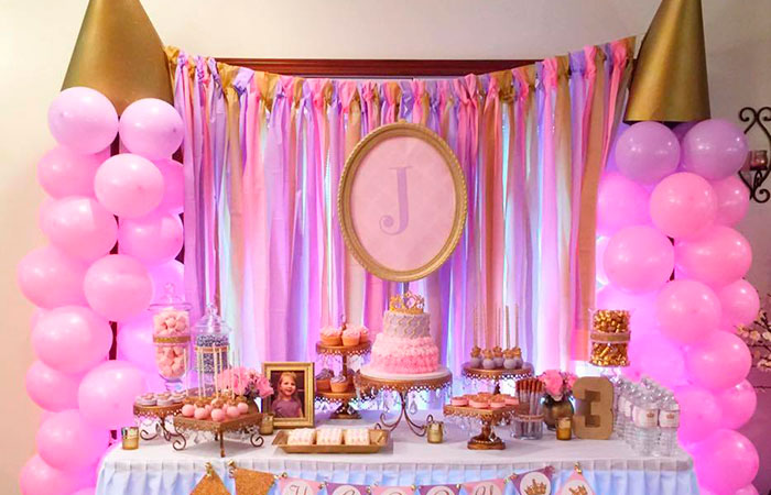 castillo-globos-cumpleaños-princesas cumpleaños de princesas: castillo de globos