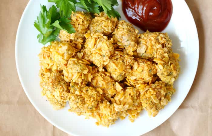 nuggets-de-pollo-sin-gluten Menú sin gluten para niños: Nuggets de pollo