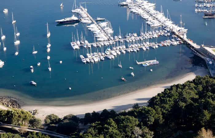 Playa de Barbeira en Baiona, Pontevedra
