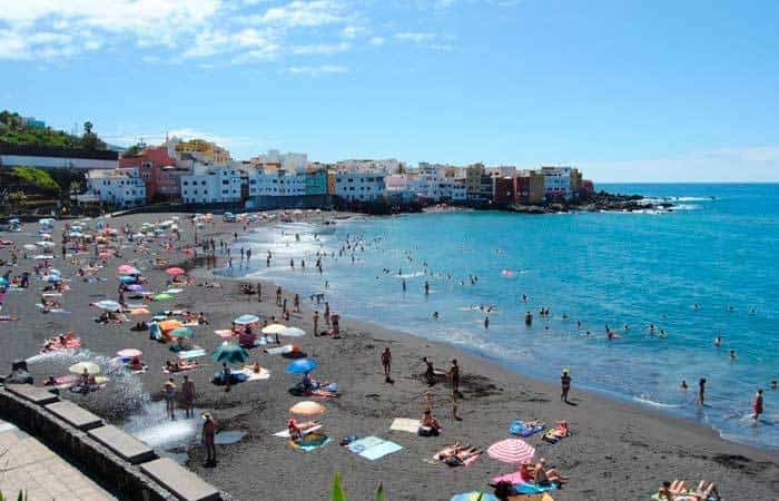Playa Jardín en El Puerto de la Cruz, Tenerife