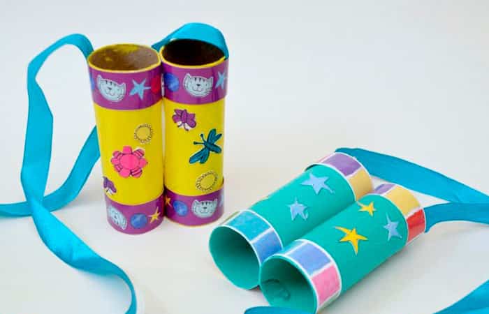 prismaticos-de-carton Manualidades de verano: Prismáticos