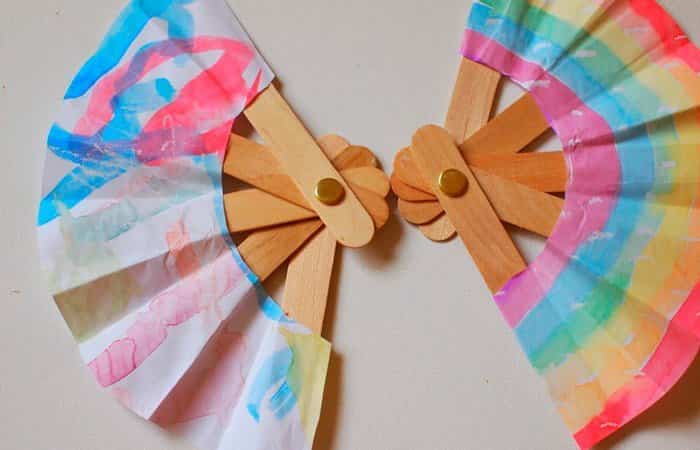 abanico colores para niños Abanico colores