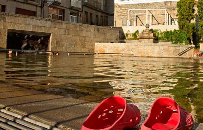 Piscina termal As Burgas en Ourense