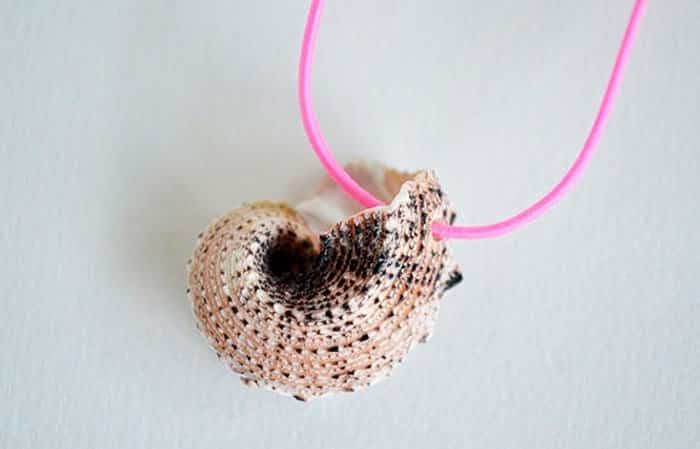 manualidades con conchas de playa: collar manualidades con conchas de playa: collar