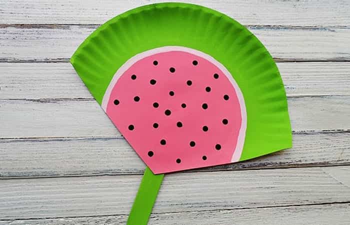 paipay con forma de sandia Paipay sandía