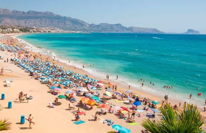Playa del Albir en Alfaz del Pi, Alicante